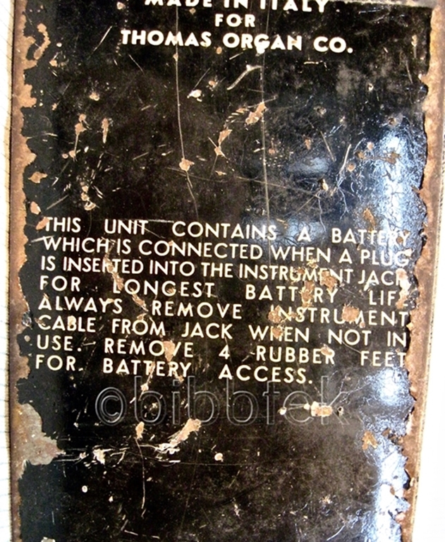 Picture of Vox Cry baby Vintage Wah pedal. sn1636786.