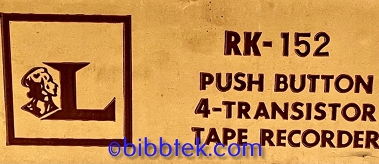 Picture of Lafayette R-K152 4 Transistor Reel to Reel.