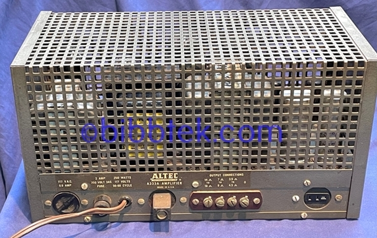 Picture of Altec A333A Tube Power amplifier, NSN.