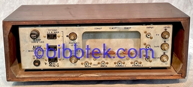 Picture of Altec Lansing A440A  HiFi Preamplifier,  sn224.