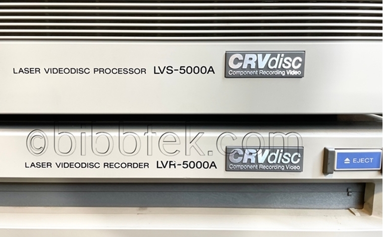 Picture of Sony LVR5000 Laser DIsk recording system with Blank  Media.
