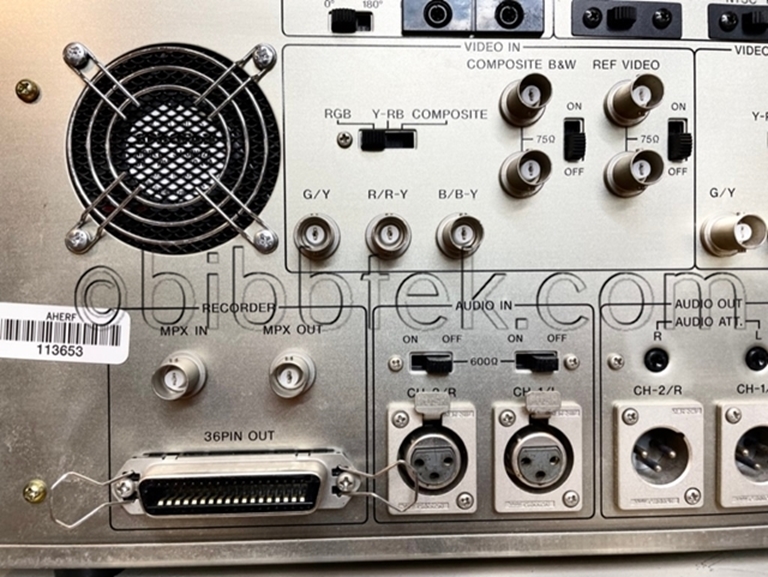 Picture of Sony LVR5000 Laser DIsk recording system with Blank  Media.