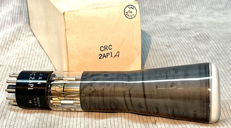 Picture of RCA JAN CRC 2AP1 CRT tube.