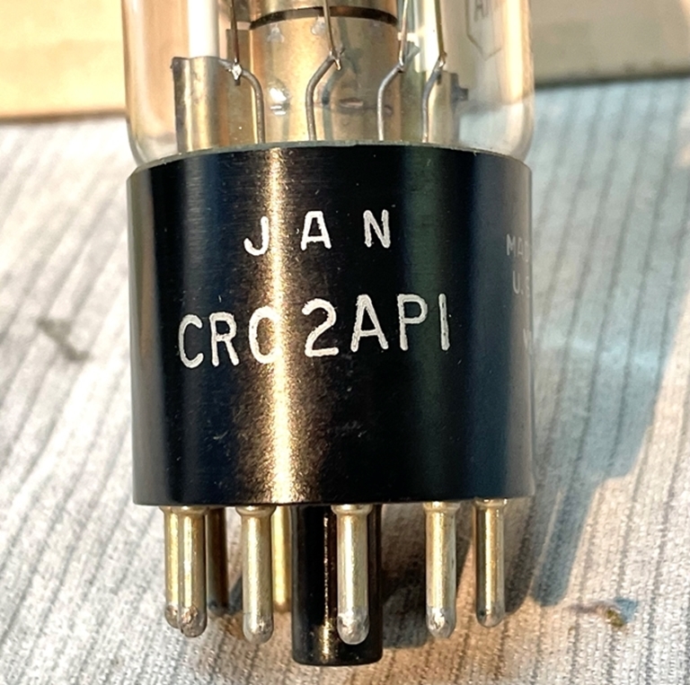 Picture of RCA JAN CRC 2AP1 CRT tube.