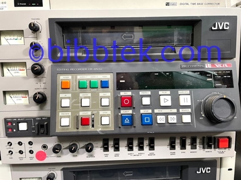 Picture of JVC CR850U Umatic Editing Recorders (Pair)