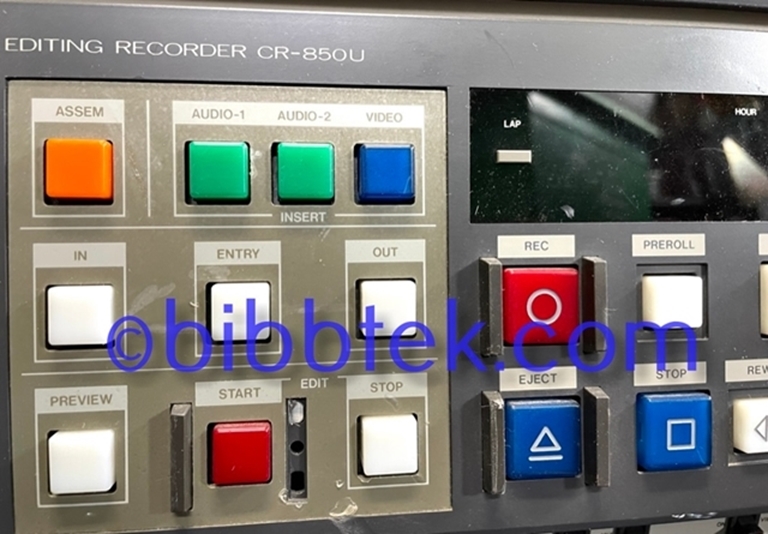 Picture of JVC CR850U Umatic Editing Recorders (Pair)