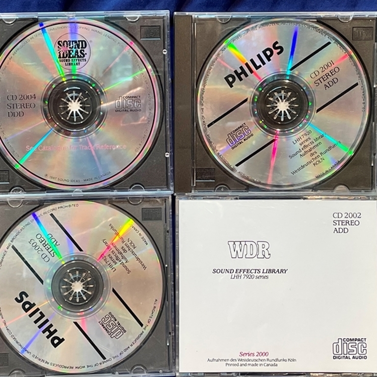 Picture of Sound Ideas Sound Effects Library 2000 Series CDs