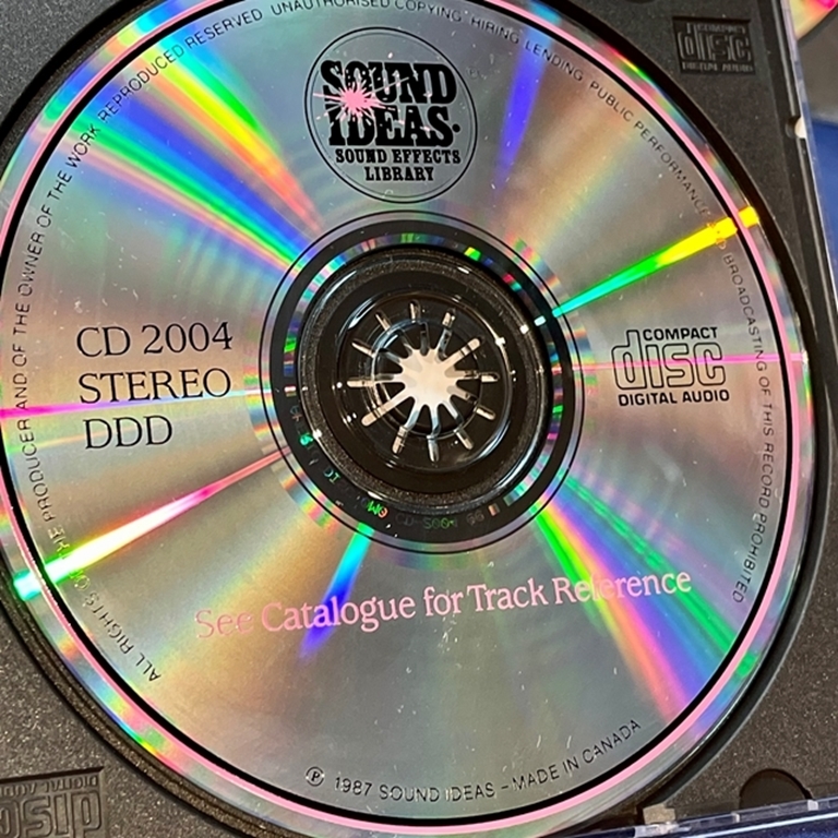 Picture of Sound Ideas Sound Effects Library 2000 Series CDs