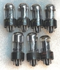 Picture of 6SN7 Tubes, Silver top Sylvania, tested. LOT of 7 Tubes. SOLD OUT.