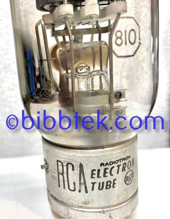 Picture of RCA 810 vacuum tube, Unboxed, Untested, NOS.