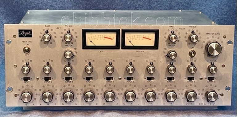 Picture of Bozak CMA10-2, Stereo 10 channel.  SOLD Out.