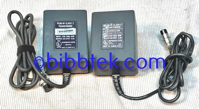 Picture of RTS Systems Power Supplies, 12 Volt AC, 3.3 Amps. PN WP664012CG.