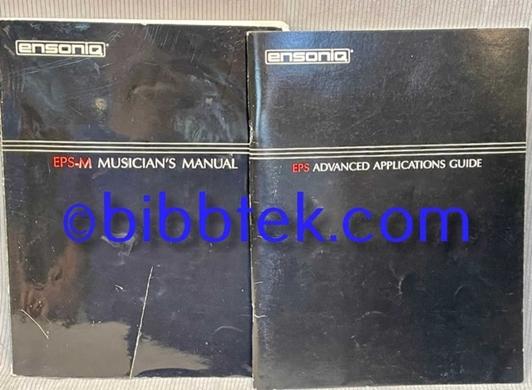 Picture of Ensoniq EPS Manuals