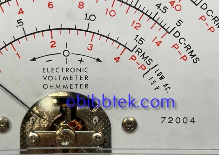 Picture of Eico Meter 72004, NOS, for Volt-Ohmmeter