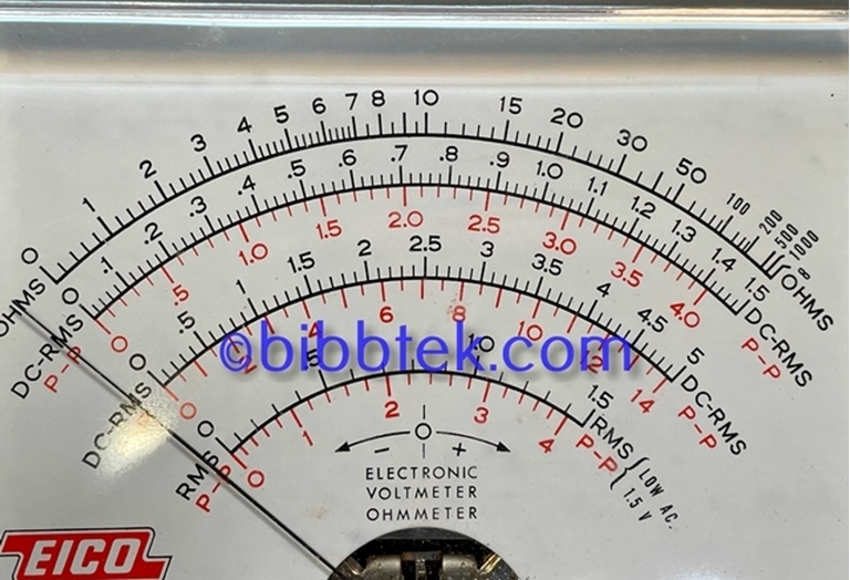 Picture of Eico Meter 72004, NOS, for Volt-Ohmmeter