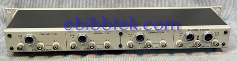 Picture of BCBB-4 Hirose 12 Pin to BNC Break out box, 4 channel passive 1 RU.