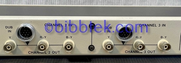 Picture of BCBB-4 Hirose 12 Pin to BNC Break out box, 4 channel passive 1 RU.