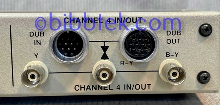 Picture of BCBB-4 Hirose 12 Pin to BNC Break out box, 4 channel passive 1 RU.