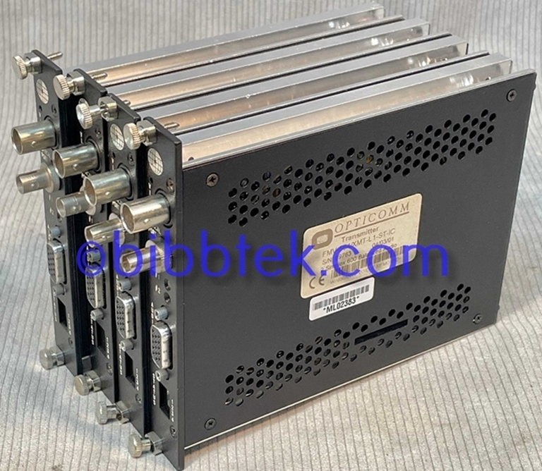 Picture of Opticomm FMV type Transmitter and Receivers, set of 4.