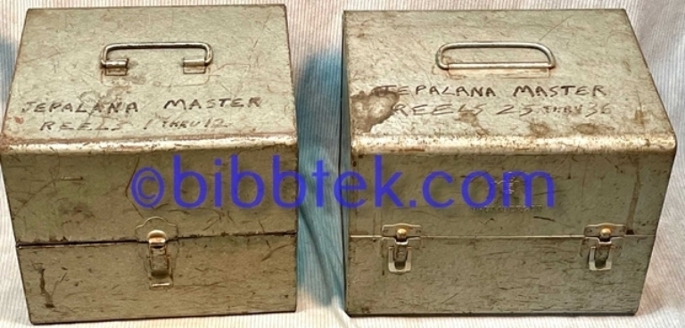 Picture of Jepalana Studio Masters,  35 7" reels from Associated Recording Studios. SOLD OUT.