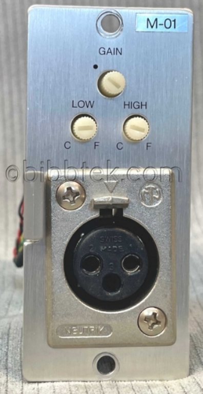 Picture of TOA Model M-01 Microphone Input Modules