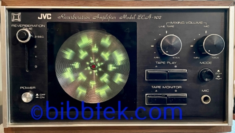 Picture of JVC ECA 102 Reverb unit, "Radar Screen reverberation amplifier".
