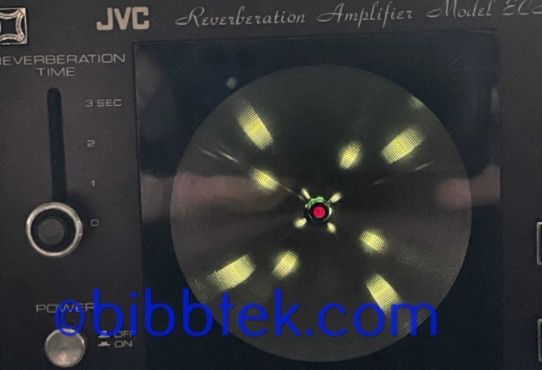 Picture of JVC ECA 102 Reverb unit, "Radar Screen reverberation amplifier".