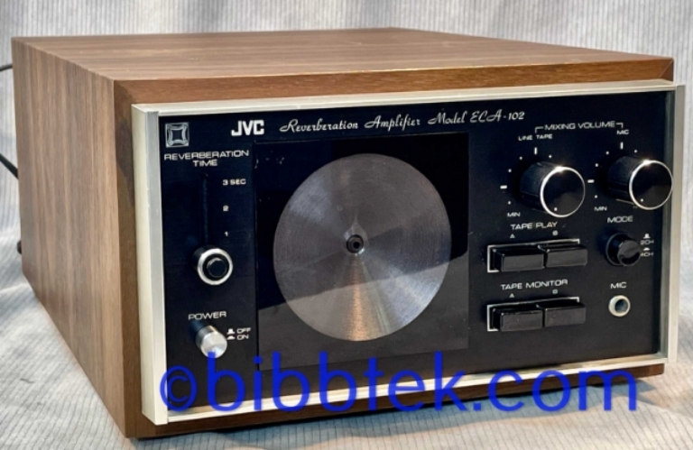 Picture of JVC ECA 102 Reverb unit, "Radar Screen reverberation amplifier".