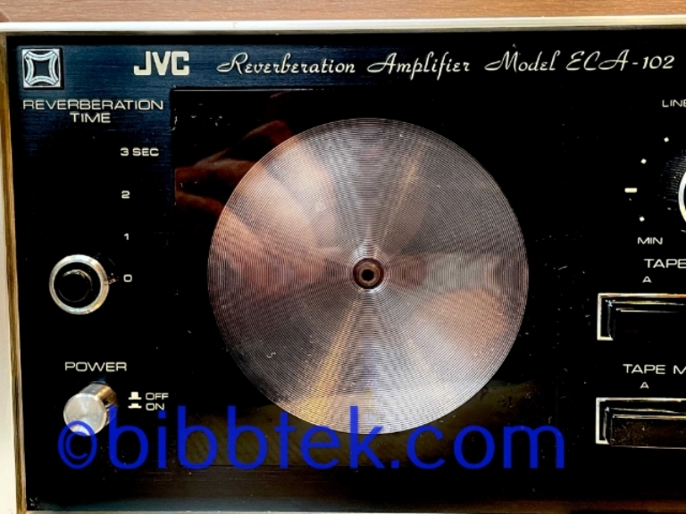 Picture of JVC ECA 102 Reverb unit, "Radar Screen reverberation amplifier".