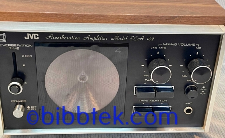 Picture of JVC ECA 102 Reverb unit, "Radar Screen reverberation amplifier".