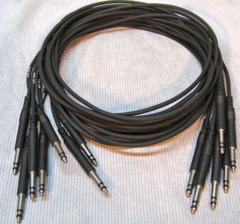 Picture of ADC 6', 1/4" Nickel, Black TRS Longframe Cable  SOLD OUT