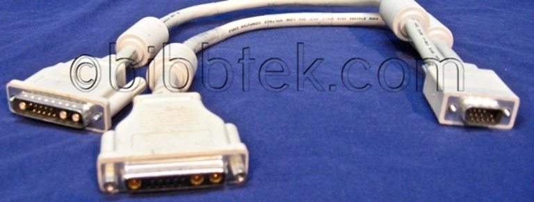 Picture of Sun Microsystems Monitor cables, 13W3 M/F to HD15 - Sold Out