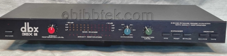 Picture of dbx 3BXiii  3 band dynamic range expander, VG condition.  snn50301843