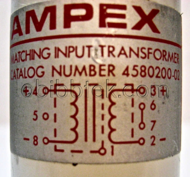 Picture of Ampex Balanced Matching Input transformer pn 4580200-02