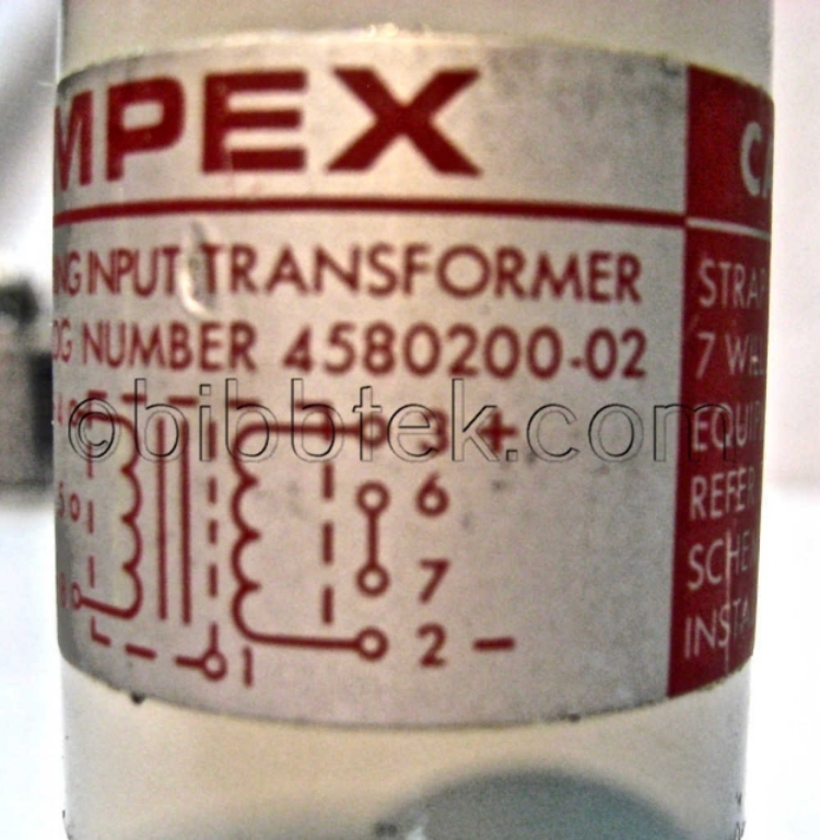 Picture of Ampex Balanced Matching Input transformer pn 4580200-02