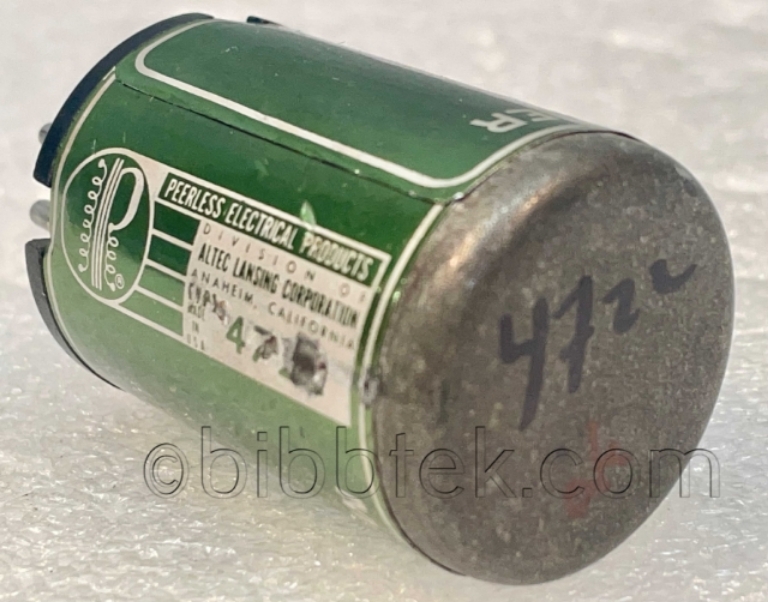 Picture of Altec/Peerless 4722 Mic  Input Transformer, 150Ω to 50KΩ.
